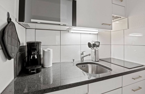 Winterthur Apartment | City Center Twin Bed Workplace Washer