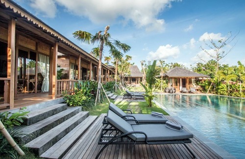 Banjar Semer Villa | CK5001-5BR Joglo Villa Rice View nr Canggu