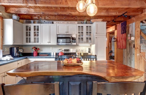 Cavendish House | Classic home with private hot tub, deck, & wood stove - near Okemo Mountain