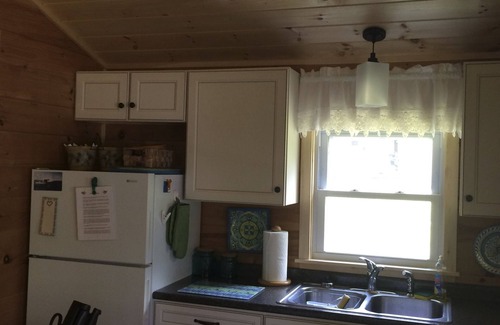 Oxford Cabin | Classic Maine Lakefront Cabin, Porch and Canoe