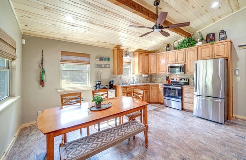 Clayton Cabin | Clayton Cabin w/Wraparound Deck: Steps to Lake!
