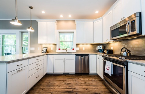 Michigan City House | CLEAN family friendly and spacious, w/golf cart. Sleeps 12, 5 bedroom, 3.5 bath.