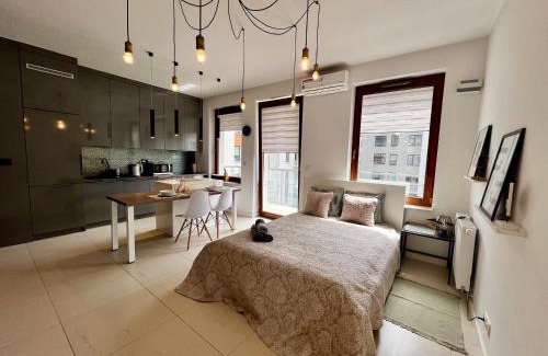 Mokotow Apartment | Close to Chopin airport, Moduo Cybernetyki, free parking by Cosmo Spirit