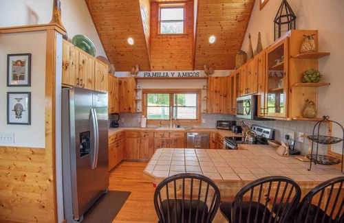 Piney Creek Cabin | Cloud Rise - Fireplaces - Long Range Mountain Views