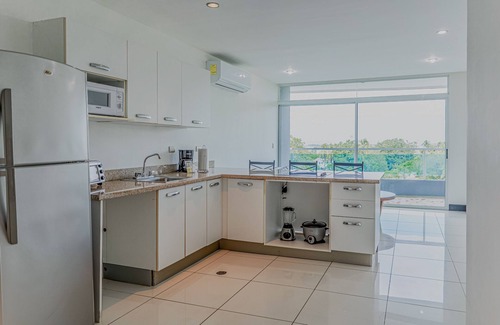 Puntarenas Condo | Coastal condo with stunning sea views, rain shower & private balcony escape