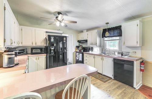 Carteret County House | Coastal Escape w/Grill, Yard, Fire Pit & Decks!