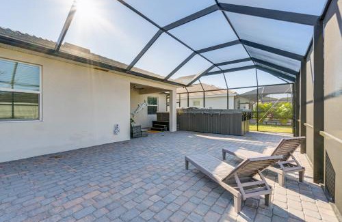 South Gulf Cove House | Coastal Home with Swim Spa and Lanai in Port Charlotte