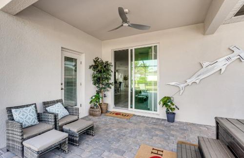 South Gulf Cove House | Coastal Home with Swim Spa and Lanai in Port Charlotte