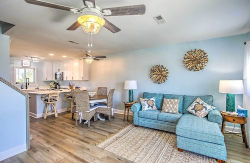 Holden Beach House | Coastal Oasis w/Decks: Walk to Holden Beach!