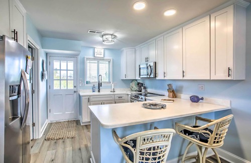Holden Beach House | Coastal Oasis w/Decks: Walk to Holden Beach!