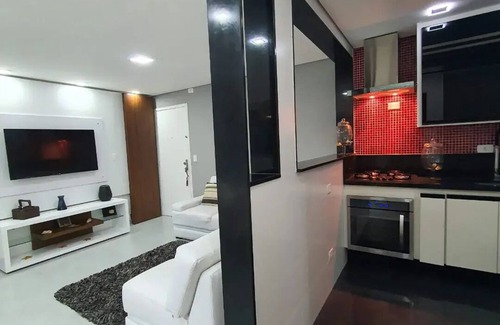 Enseada House | Cobertura Duplex Guarujá Com Piscina Área Gourmet e Vista Para o Mar, Aceita Pet