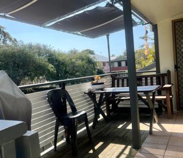 Nelson Bay Apartment | Coconuts - 2 balconies and stroll to choice of 2 beaches