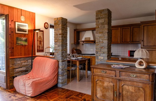Gimillan Apartment | Cogne Mountain Apartment - Garden and View