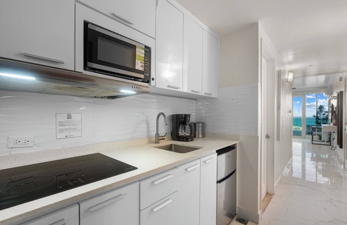 Puerta de Tierra Apartment | Colonial Old San Juan | Waterfront Studio | Terrace with Coastal Vista