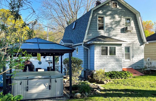 Stratford House | Colonial Retreat - Private Hot Tub, Fenced Yard, Cozy Amenities