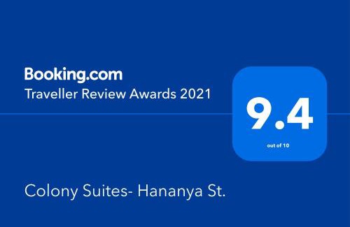 Emek Refaim Apartment | Colony Suites- Hananya St.