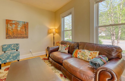 Conway House | Colorful, charming home with pond access - near hiking, the Kank & more