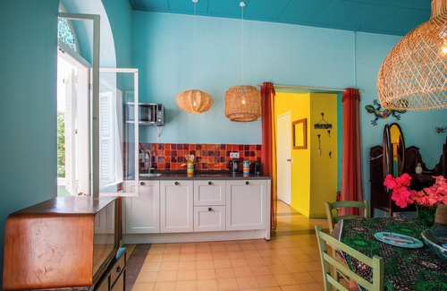 Otrobanda Apartment | Colorful historical city apartment, Otrobanda, down town Willemstad