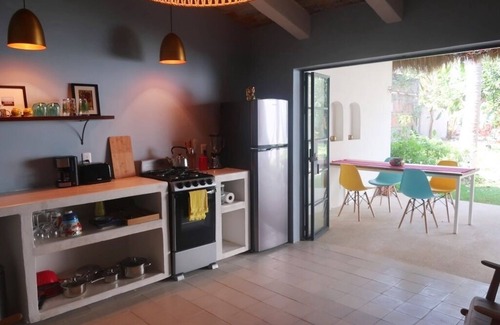 Lo de Marcos House | Colorful home with Palapa Terrace & large green space in the Heart of the Pueblo