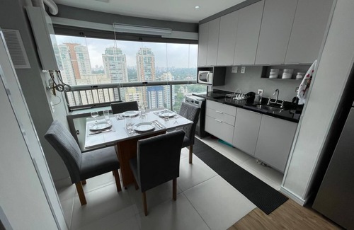 Brooklin Paulista Apartment | Comfortable Studio with parking space - AirBrooklin