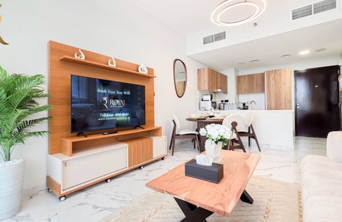 Abu Dhabi Apartment | Comfortable 1BR Retreat with Balcony Vista 2