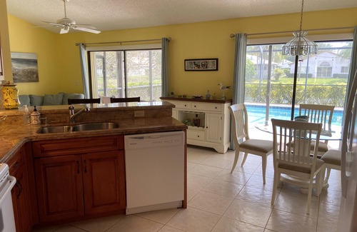 Deerfield Beach House | Comfortable 3-bedroom waterfront villa with heated pool
