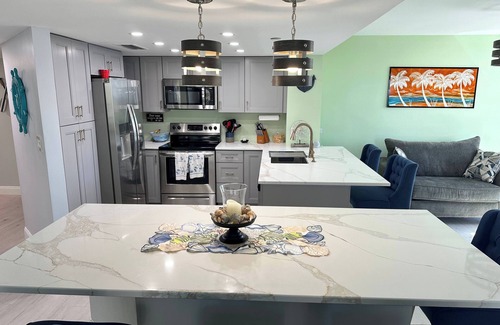 Fort Pierce Shores Condo | Completely Remolded Relaxing Beach View Condo