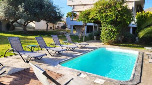 Saronikos Apartment | Complex Lagonissi Residence with swimming pool.