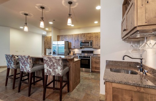 Bigfork Condo | Condo w/stone fireplace, great views, A/C - Marina Cay Estates Luxury Condo