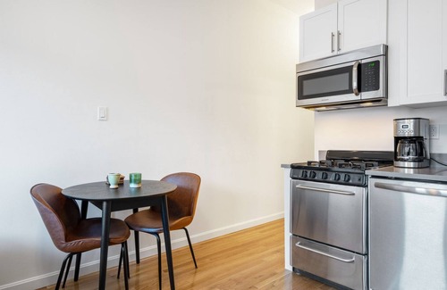 Prudential - St. Botolph Apartment | Connected South End Studio w/W/D near T Stops, by Blueground
