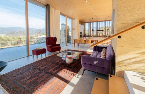 Villars House | Contemporary 4-bed house with infinity pool and countryside views.