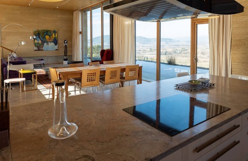 Villars House | Contemporary 4-bed house with infinity pool and countryside views.