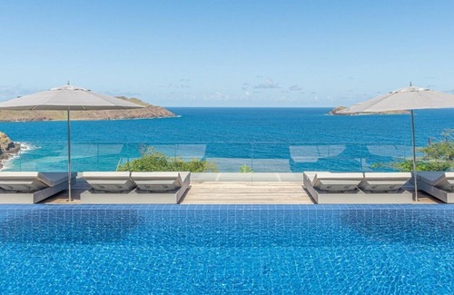 Anse des Lezards Villa | Contemporary 6 BDRM Villa w Massage Room