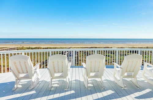 Miramar House | Contemporary Beachfront Home w/2 Decks, Fenced Yard, Private Walkover