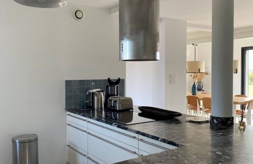 Plouhinec House | Contemporary villa with swimming pool, Ria d'Etel