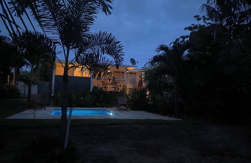 Florida House | Cool Vibe Island Home with a designer garden & new pool. A/C in bedrooms!