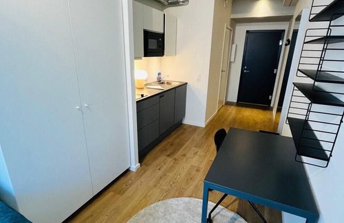 København NV Apartment | Copenhagen Studio with Double Bed and Kitchen 2