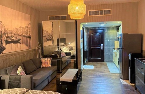 Ajman Apartment | Corniche Heartland Luxury Studio with Bach & Sea View