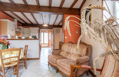 Barneville-Carteret House | Cosy apartment in villa for 4 people with WIFI, TV, terrace, panoramic view and parking