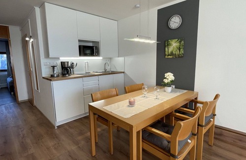 Sankt Englmar Apartment | Cosy apartment for 4 guests with pool, WIFI, TV, balcony and parking