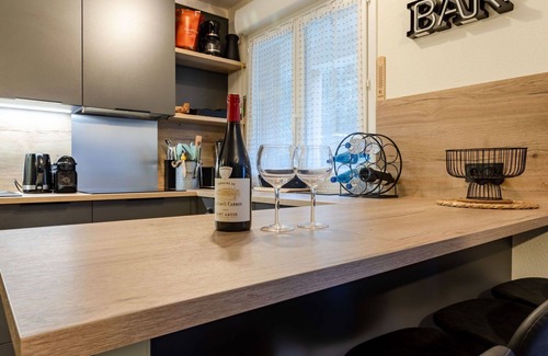 Touques Apartment | Cosy apartment for 6 guests with WIFI, TV, patio and parking