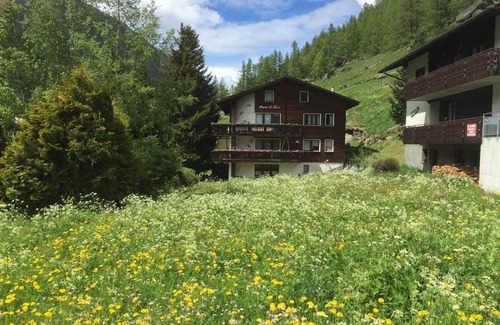 Saas Grund Apartment | Cosy apartment for 2 people with WIFI, TV, balcony and pets allowed