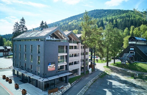 Harrachov Apartment | Cosy apartment for 4 guests with WIFI, TV and terrace