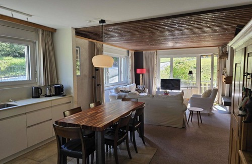 Parpan Apartment | Cosy apartment for 6 people with WIFI, TV and balcony