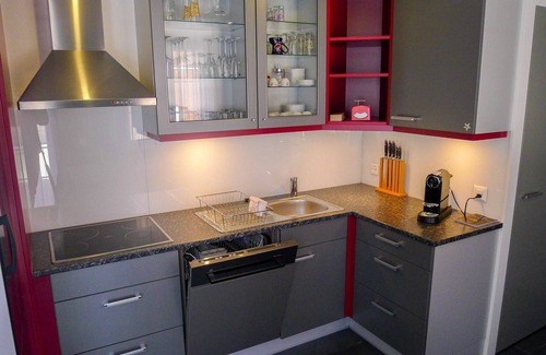 Horgen District Apartment | Cosy apartment for 4 people with WIFI, TV, terrace, pets allowed, panoramic view and parking