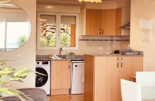Pedreguer Apartment | Cosy apartment pool sea view, golf (4P)