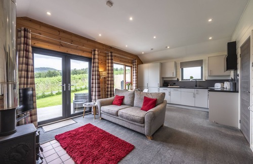 Pitlochry Cabin | Cosy Woodland Lodge close to Pitlochry