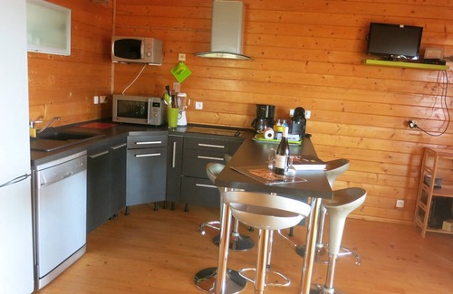 Villanova Ski Chalet | Cottages: sea view, Beach 5mn, above ground pool, Villanova, 10 km Ajaccio, Co