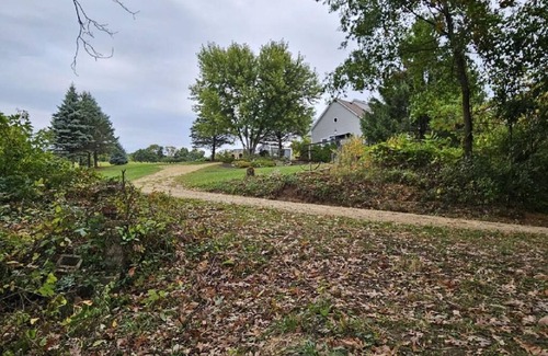 Elroy House | Country Family Cabin located on the hillside of 20 acres. Close to Dells area