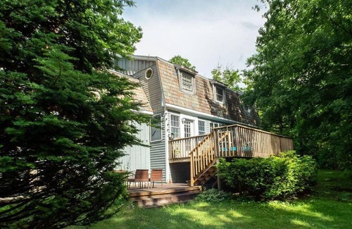 Johnsburg House | Countryside Chalet w Sauna & Hot Tub